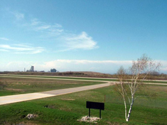 Here’s a spectacular view of Charlevoix’s airport and taxi area. 